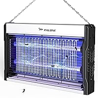 PALONE Electric Bug Zapper 3200V Mosquito Zapper Killer Indoor Insect Killer with Hanging Chain Mosquito Trap with Removable Collection Tray USB Electric Bug Zapper Outdoor for Home Office Warehouse