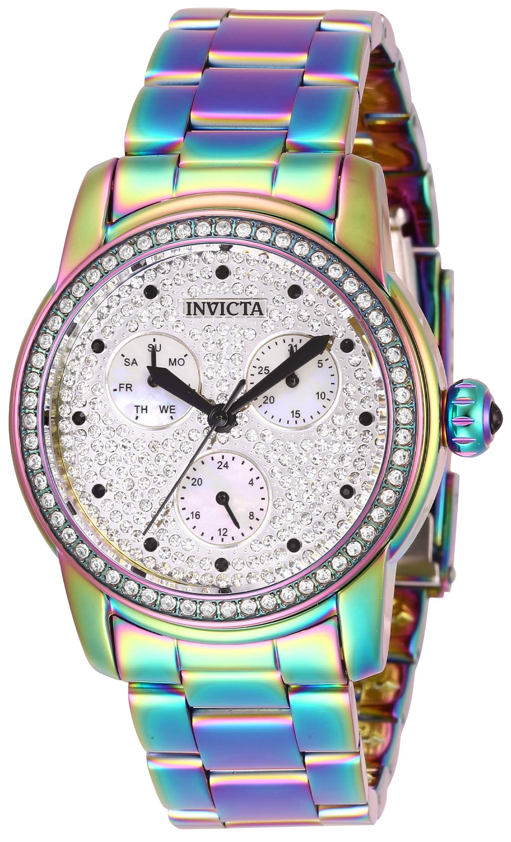 Invicta Women's Angel Quartz Watch, Iridescent, 30032