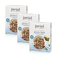 Jovial Grain-Free Cassava Fusilli - Fusilli Organic, Gluten Free Pasta, Fusilli Pasta, Cassava Pasta, Paleo Pasta, Grain-Free, Non-GMO, High-Fiber - 8 Oz, 3 Pack