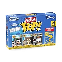 Funko Bitty Pop! Disney Mini Collectible Toys 4-Pack - Goofy, Chip, Minnie Mouse & Mystery Chase Figure (Styles May Vary)