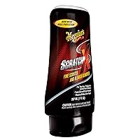 Meguiar’s ScratchX - Paint Scratch Remover - Permanently Removes Swirls and Scratches while Boosting Gloss and Shine - Removes Defects by Hand or DA Polisher with Hazing or Scratching, 7 Oz Liquid
