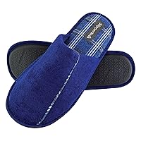 Mens Slip On Mule House Slippers | Memory Foam | Arch Support