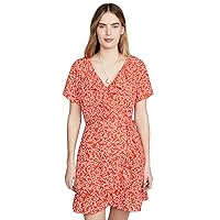 cupcakes and cashmere Women's Kiley CDC Wrap Dress with Ruffles