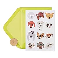 Papyrus Blank Card (Dogs with Glasses)