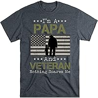 I'm a Dad Grandpa T-Shirt Veteran Father's Day Shirts T-Shirt, Gift for Veteran Dad Grandfather, Funny Veteran Tee
