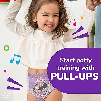 Pull-Ups Girls' Potty Training Pants, Size 2T-3T Training Underwear (16-34 lbs), 74 Count