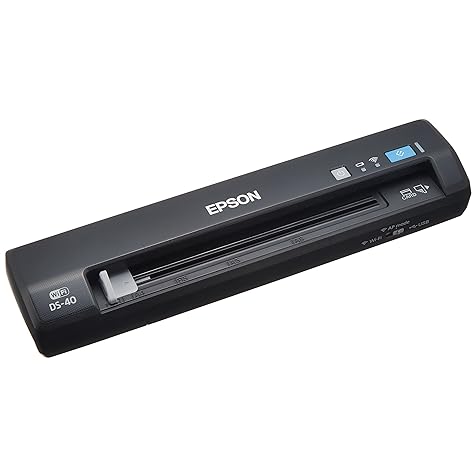 エプソン スキャナー DS-40 (モバイル/乾電池駆動/Wi-Fi対応)