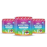 BioSteel Hydration Mix, Sugar-Free with Essential Electrolytes, Sugar-Free, Rainbow Twist, 60 Servings