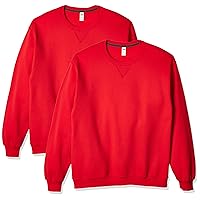 Fruit of the Loom Men's Crew Sweatshirt (2 Pack)