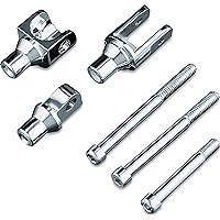 Kuryakyn 8066 Motorcycle Foot Control Component: Bolt for Large ISO Peg, Dually ISO Peg, and ISO Wing, Chrome