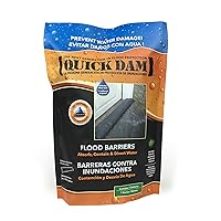 QD65-1 Water-Activated Flood Barrier-5 Feet-1/Pack, 5-ft, Black