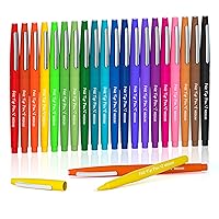 Lelix 30 Colors Felt Tip Pens, Medium Point Pastel Colored Pens, Felt Tip  Markers Pens For Journaling, Writing, Note Taking, Planner Coloring,  Perfect