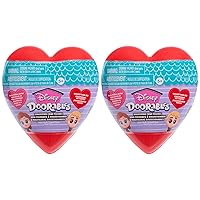 Just Play Disney Doorables Heart Capsule 2-Pack Collectible Figures, Kids Toys for Ages 5 Up