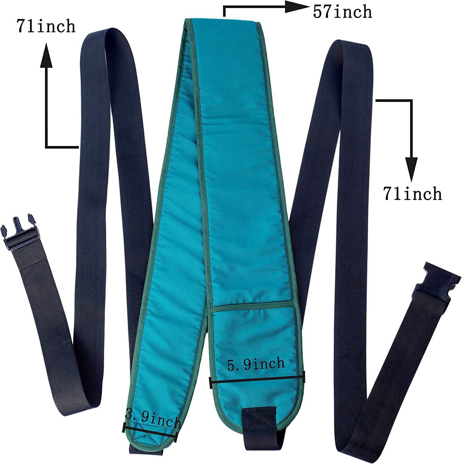 Medical Restraint-Bed Restraint Strap for Elderly Safety, Wheelchair Seat Belt, Chest Strap, Nursing Patient Anti-Bed Restraint, Safety System to Control Limbs for Post-Operative Patients