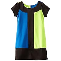 Bonnie Jean Big Girls' Vertical Color-block Dress