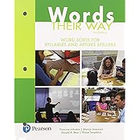 Words Their Way: Word Sorts for Syllables and Affixes Spellers (Words Their Way Series) Words Their Way: Word Sorts for Syllables and Affixes Spellers (Words Their Way Series) Paperback