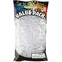 The Beadery 6 by 9mm Barrel Pony Bead, Crystal (750V006), Small, 900-Pieces