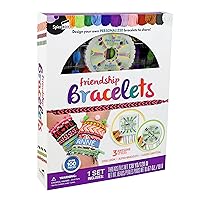 SpiceBox Friendship Bracelet Making Kit for Girls, Kids DIY Make Your Own String Jewelry, Arts and Crafts Activity Set for Children, 13 Designs