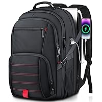 Travel Backpack, Extra Large Backpack, tazbuzo Laptop Backpack for Men, Big Backpack, 50L Heavy Duty Water Resistant TSA Airline Approved Business Work Computer Bag with USB Port, Fits 17 Inch Laptops