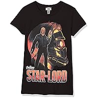 Marvel Girl's Star-Lord SIL T-Shirt
