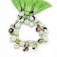 Natural Stone Lemon Chrysoprase Loose Beads Gemstone Heart Shape Beads 8 Inch Strand DIY Jewelry Making Bead Wholesale Lots Beads Supply