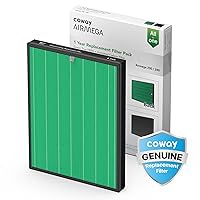 Coway Airmega 230/240 Air Purifier Replacement Filter Set, Max 2 Green True HEPA and Active Carbon Filter