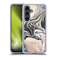 Head Case Designs Officially Licensed Nature Magick Cream Luxe Gold Marble Metallic Soft Gel Case Compatible with Samsung Galaxy S24+ 5G and Compatible with MagSafe Accessories