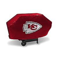 NFL Vinyl Padded Deluxe Grill Cover, 68 x 21 x 35-inches