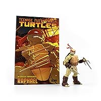 Teenage Mutant Ninja Turtles BST AXN v2 IDW Inspired Raphael 5-inch Action Figure & Limited Edition IDW Raphael Comic Book
