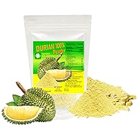 LUNGCHA Thailand Flavors Fruit Durian Powder for Cake, Cookie, Smoothie, Ice cream, Latte, Yogurt, Cereal, Hot and Cold drink or Sprinkle over food. (Durian, 3.5 Oz.)