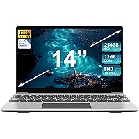 jumper Laptop, 12GB LPDDR4 256GB SSD and Expandable 256GB TF Card Expansion, Quad-Core Intel Celeron CPU(Up to 2.5GHz), 14