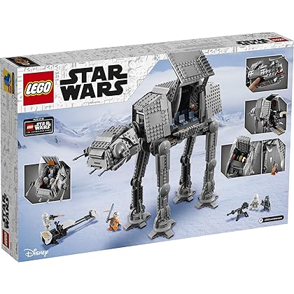 LEGO Star Wars at-at Walker 75288 Building Toy, 40th Anniversary Collectible Figure Set, Room Décor, Gift Idea for Kids, Boys & Girls with 6 Minifigures