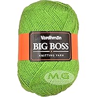 VARD HMAN Bigboss Apple Green 400 GMS Wool Ball Hand Knitting Wool/Art Craft Soft Fingering Crochet Hook Yarn, Needle Knitting Yarn Thread Dyed-H Art-AJB
