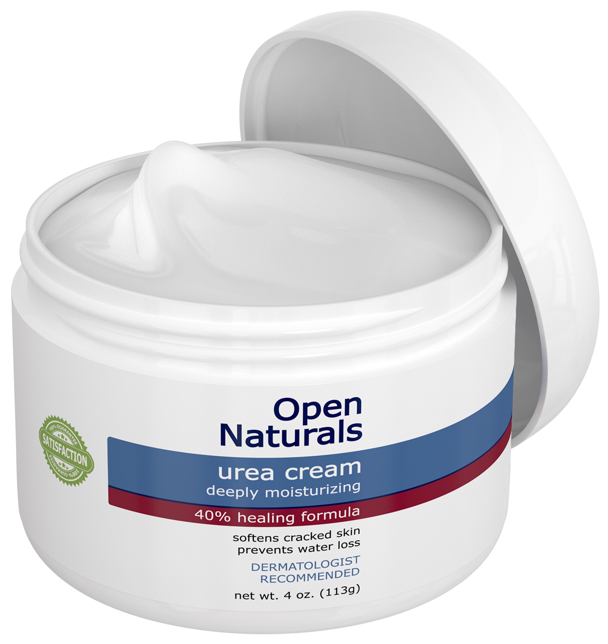 Open Naturals Urea 40% Foot Cream - 4 oz - Premium Callus Remover - Moisturizes and Rehydrates Thick, Cracked, Rough, Dead and Dry Skin - Elbow and Feet