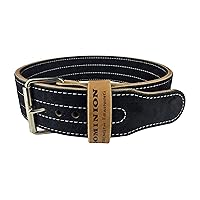Leather Weight Lifting Belt 3 Inch 10 mm For Powerlifting, Weightlifting, For Men and Women - Single Prong Seamless Roller- Made in the USA