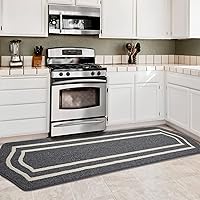 COSY HOMEER Long Kitchen Floor Mats for in Front of Sink Super Absorbent Kitchen Rugs and Mats 24