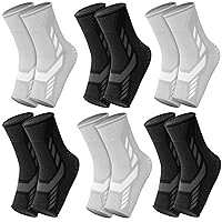 Ankle Compression Sleeve Socks for Relief Women Open Toe Compression Arch Support Socks for Foot Injuries Swelling Sprained Running