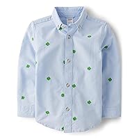 Gymboree,and Toddler Long Sleeve Button Up Shirts,Daybreak,10