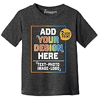 Custom T Shirt Toddler Girl Boy Design Your Own Text Image Photo Personalized T-Shirt 2 Sided