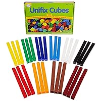 2-300 Cubes - Package of 300 - 10 Colors,Red