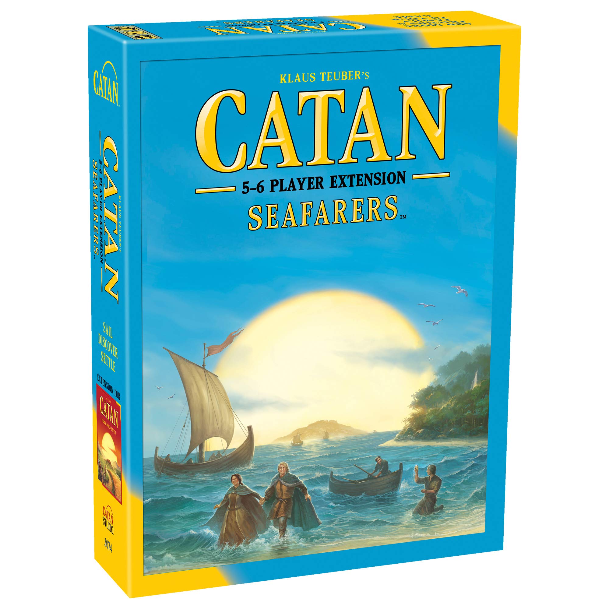 CATAN Seafarers Board Game Extension Allowing a Total of 5 to 6 Players for The CATAN Seafarer Expansion | Board Game for Adults and Family | Adventure Board Game | Made by Catan Studio