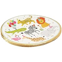 C.R. Gibson Party Animal Dinner Plates, 8 Count (TW12-25362), Large