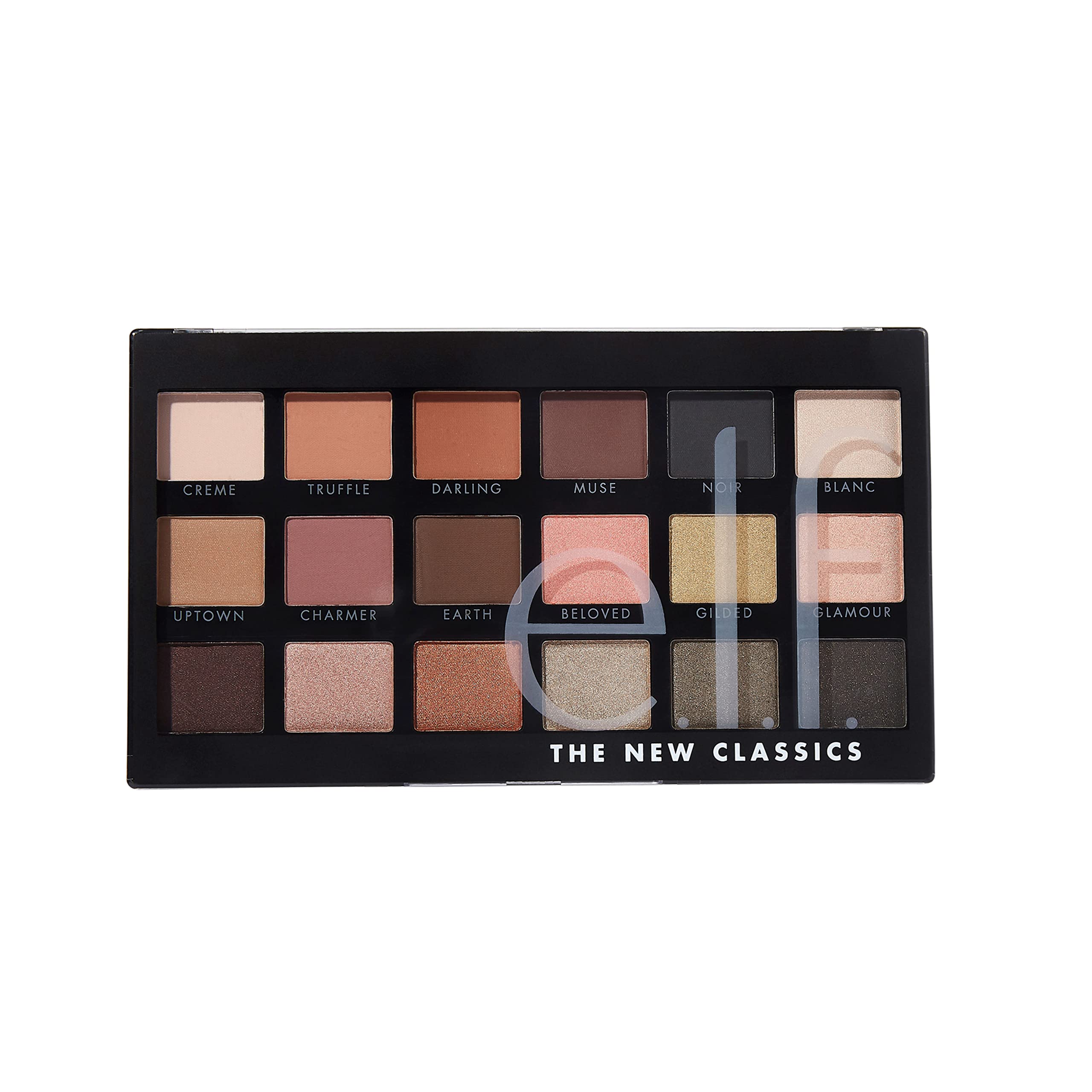 e.l.f. The New Classics 18 Eyeshadow Palette Set, Neutral Tones, 0.634 Ounce