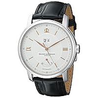 Baume & Mercier Men's A10142 Classima Swiss Automatic Watch With Black Leather Band