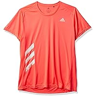 adidas Male Run It Personal Best 3-Stripes Tee