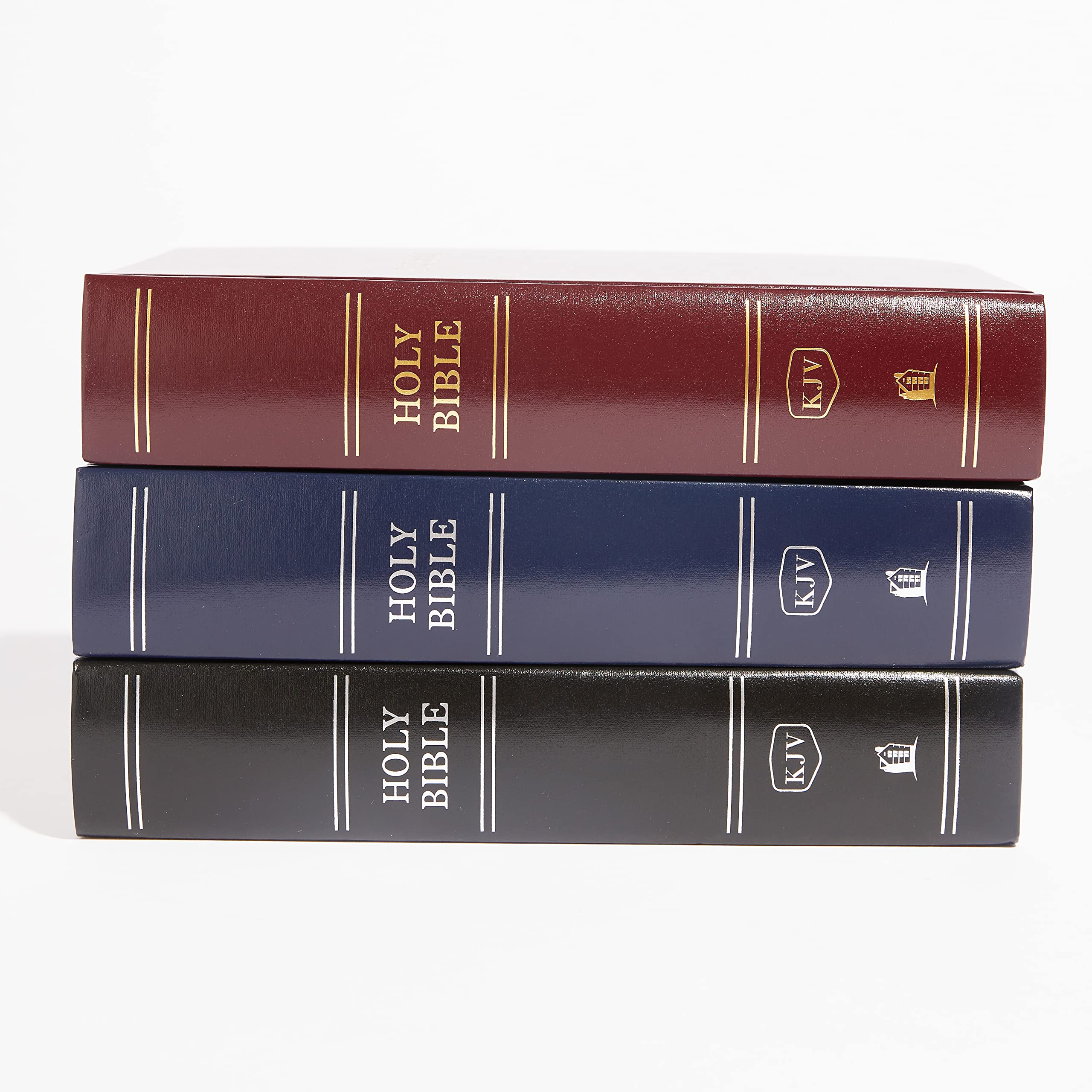 KJV, Pew Bible, Large Print, Hardcover, Blue, Red Letter, Comfort Print: Holy Bible, King James Version