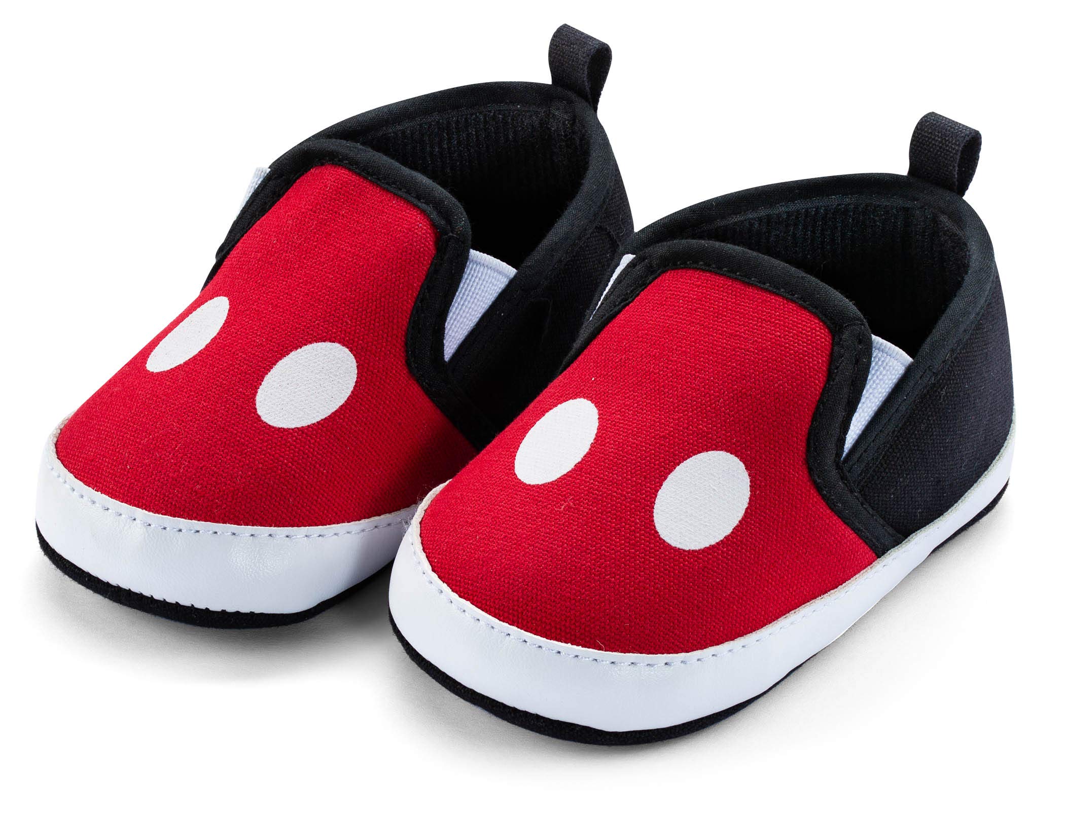 Disney Mickey Mouse Red and Black Infant Shoes
