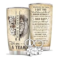 Couple Gift For Husband - Christmas Gift For Husband From Wife, Husband Gifts, Boyfriend Gifts - Travel Coffee Mug Tumbler 20 Oz