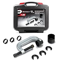 Upper Control Arm Bushing Service Tool Set for Ford, GM and Chrysler, Remove and Install Car Bushings, 648604