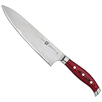 ZWILLING J.A. Henckels Twin Cermax MD67 Damascus Chef's Knife Red 30881-206